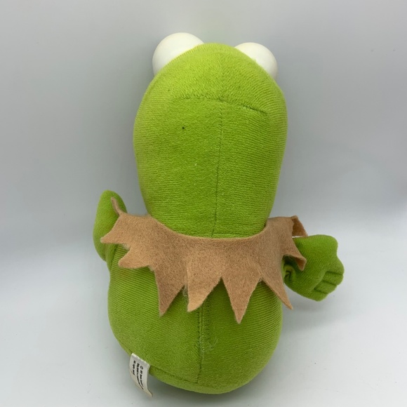 Vintage Jim Henson Baby Kermit the Frog 8" Muppet Plush Doll 1987 - Picture 8 of 16